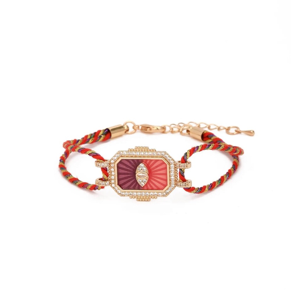 Pink Eye Boheme Bracelet